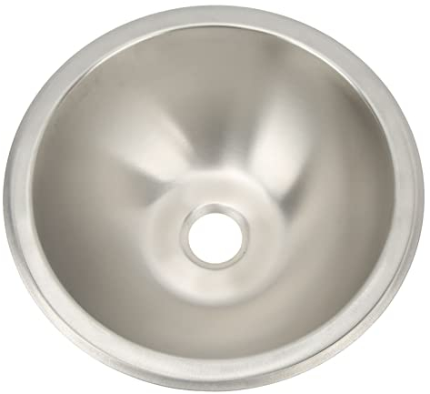 Fregadero de Cocina para Caravana, Trefilado Redondo de Acero Inoxidable para Alisar el Fregadero de Caravana para Reemplazo