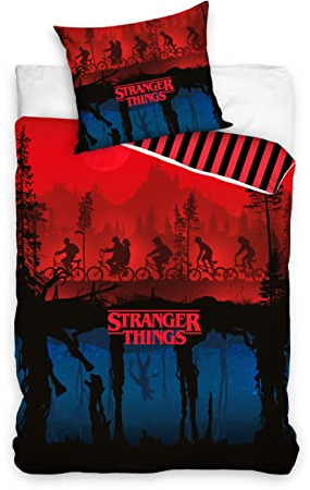Carbotex Stranger Things STR213001 Bettwäsche 160 x 200 cm