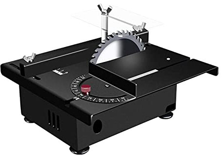 BrolEo Multifunctional Table Saw, Mini Precision Table Saw,10000rpm Cutting Depth 35mman Polished, Carved and Drilled for Metal, Plastic Cutting DIY Model Making