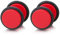 10MM Herren Damen Neon Rot Kreis Ohrstecker Ohrringe Fake Plugs Ohr Cheater Tunnel Gauges Ohr-Piercing Edelstahl