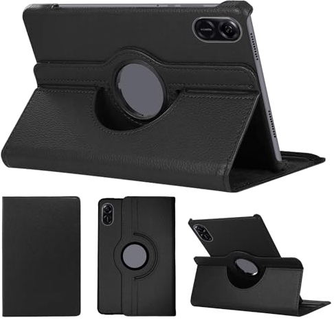 SWEIMEN Custodia Protettiva Compatibile con Honor Pad X8 Pro/Honor Pad X9 11,5 tavoletta, con supporto girevole a 360°
