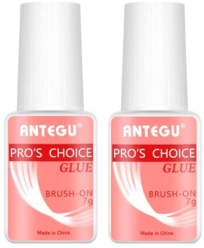 Lot de 2 Colle Extra Forte pour Ongles - 2 x 7g Extension de L'ongle Colle, Pour Colle Faux Ongles et Pointes En Acrylique