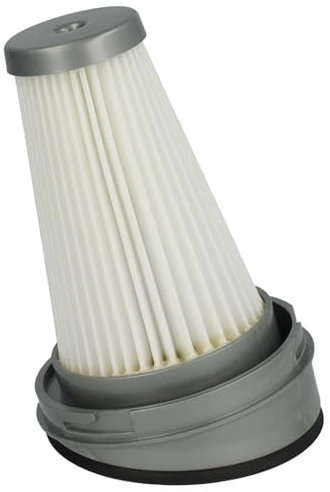 vhbw 1x Faltenfilter kompatibel mit Black & Decker HSV520J01, HSV420J42, HSV320J32 Staubsauger - Filter, Patronenfilter, schwarz weiß grau