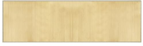 vidaXL Teppich, Bambusteppich Rechteckig, Bambusmatte rutschfest für Wohnzimmer, Läufer Küchenteppich Flurteppich, Modern, Hell Natur 60x200cm Bambus
