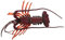KICHOUSE Simulierte Hummer Ornamente Tierisches Kognitives Spielzeug Künstliches Hummer Modell Lebensechtes Hummer Modell Tiere Modell Dekoratives Tier Modell Hummer Modell