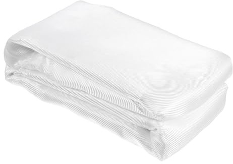 QUARKZMAN Glasfasergewebe 6 OZ/160g 300cm(3,27 Yards) x1m x 0,16mm E-Glas Köperbindung Glasfaser 32,29 Quadratfuß, Gewebestoff für Boot RC Flugzeug Auto Surfboard Wanne Pool Reparatur