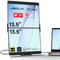 JSAUX FlipGo Pro 13.5 Monitor Portátil Doble, 2.2K Extensor de Pantalla para Laptop, Extensible Pantalla Portátil Triple con Diseño Magnético, DisplayLink, HUB integrado, Compatible con Windows/macOS