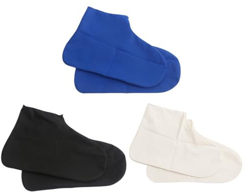 Copriscarpe Impermeabili, 3 paia Copri Scarpe Per Pioggia, Copriscarpe Pioggia Per Uomo E Donna, Impermeabile Copriscarpe Riutilizzabile, Antiscivolo, multicolore, L(38-46#)