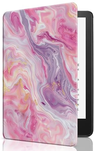 for Kindle 10th Gen 2019 Released Case, Slim Lightweight Smart Cover Case with Auto-Wake/Sleep for Kindle 2019,Pink Marble