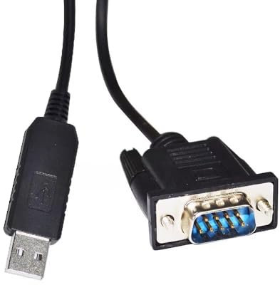 RIKYJIC FT232RL Chip USB a DB9 Cable de 9 pines para Siemens S7-200 S7-200CN PLC y PC USB-PPI MPI Cable de comunicación RS485 Cable de descarga de programación de datos (1,8 metros)