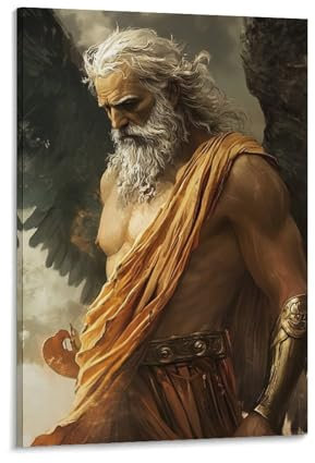 DHBANEIOK Griechische Mythologie Leinwand Bilder,Wand Druck Gemälde Drucke Wandbilder,Modern Wall Art Poster Wohnzimmer Deko 12x18inch(30x45cm)