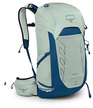 Osprey Herren Talon 26 Leichter Wanderrucksack, Frosty Mint Green/Night Shift, One Size