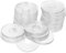 Ciieeo 50 Pièces Joint transparent matériau du joint Scellage scellés conseils joint d'écrou joints ronds remplacement du joint de vis rondelle plate joint d'étanchéité vinyle