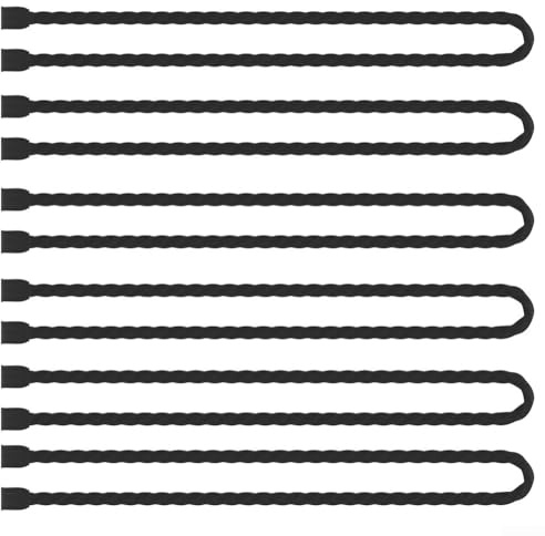 Flexible Silikon-Kabelbinder 6 Stück, 61 cm Länge, für den Heim- und Außenbereich