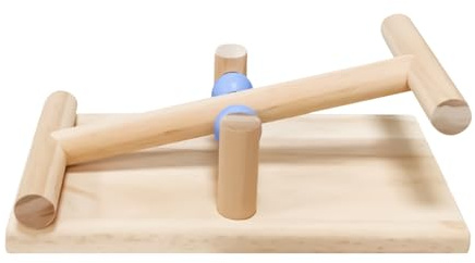 Papageienspielzeug, Holz-Wippe für Vogel-Training, Nymphensittiche, interaktives Balance-Spielzeug für Sittiche