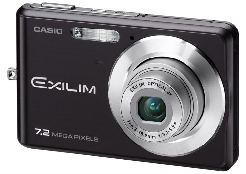 Casio EXILIM EX-Z77 BK Digital Camera 7 Megapixel 3x Optical Zoom 6.6 cm (2.6 Inch) Display Black