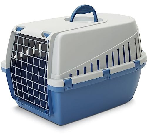 Savic Trotter 1 Transportbox 49 x 33 x 30 cm Atlantikblau / Hellgrau