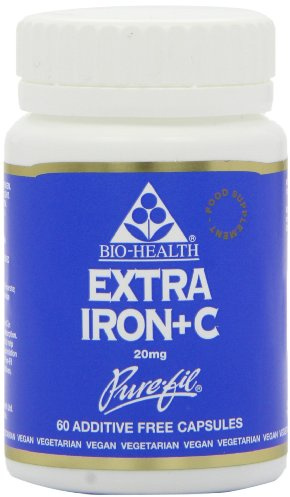 Bio Health Extra Iron 20mg 60 Capsules