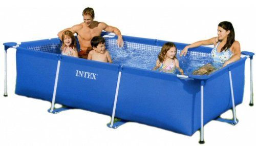 Piscina tubolare rettangolare intex 2.20m x 1.50m x 0.60cm 58983