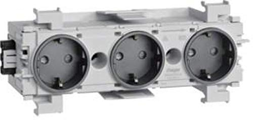 Steckdose 3-fach gs frontrastend GS3001 gsw