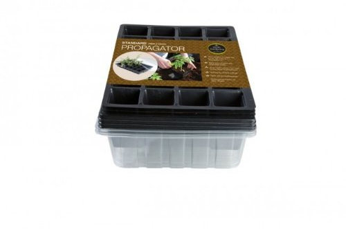 Standard Zimmergewächshaus Triple Pack (enthält 3 x Anzuchtschale, 24 Zellen fügt, Deckel) Gartenarbeit