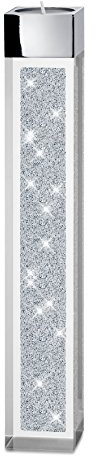 Bougeoir pylône Moderne pour Bougies Chauffe-Plat/Grand/avec Cristaux Swarovski/Une décoration de Table spéciale