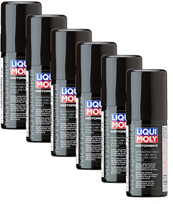 Liqui Moly 6X 1592 Motorbike Racing Kettenspray weiß 50