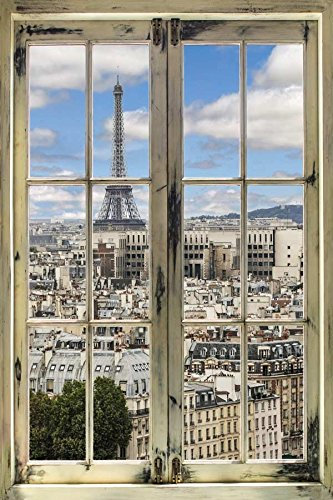 Scenolia Tableau Verre Acrylique Vertical déco & Design Un Regard sur Paris 50 x 70 cm | Déco Murale Qualité HD