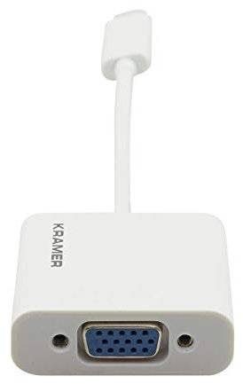 Kramer Cable Adaptador USB 3.1 Tipo C A VGA (ADC-U31C/GF) 99 Electronics ADC-U31C/GF, 0,17 M, USB C, VGA (D-Sub), Macho, Hembra, Derecho