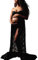 Wamvp Femme Robe Grossesse de Photographie en Maternité Longue Accessoires de Photo Robe Soirée Elégante Sexy Vetements Maternité Plage Mariage Soireé Cérémonie - Couleur Noir - Taille L