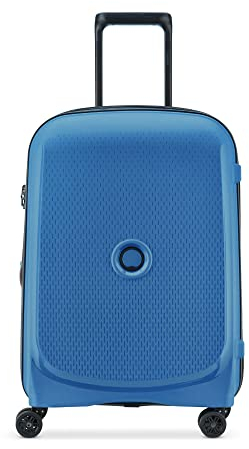 DELSEY PARIS - BELMONT PLUS - Schmaler starrer Kabinenkoffer - 55x40x20 cm - 33 Liter - XS - Zinkblau