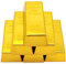 TOYANDONA Replik Goldbarren Kunststoff Gefälschte Goldene Backstein Goldbarren Film Prop Neuheit Witz Geschenk Türstopper Briefbeschwerer für Western Cowboy Piraten Casino Party