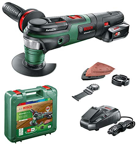 AdvancedMulti 18 Bosch - Utensile multifunzione a batteria (1 batteria, sistema 18 V, in valigetta)