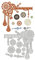 GLOBLELAND Stanzschablonen Zahnrad Metall Schneiden Schablonen Zahnrad Stanzformen für Kartenherstellung und DIY Scrapbooking Dekor