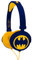 Lexibook, Batman, Casque audio stéréo enfant, puissance sonore limitée, pliable et ajustable, bleu/orange, HP015BAT