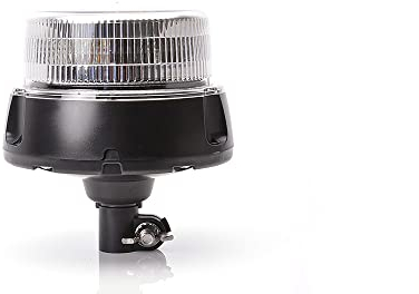 LED-MARTIN R65 Design Rundumleuchte BRILAR - rot/klar - DIN