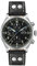 Laco Chronograph Kiel.2 hochwertige Automatikuhr, 43 mm Durchmesser, wasserdicht, Made in Germany (Schwarz Lederband)