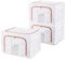 Lesfit Collapsible Storage Boxes, Large Capacity (66l), Set of 3