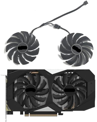 Dotodo 88MM T129215SU PLD09210S12HH 4-Pin Graphics Card Cooling Fan, Replacement for Gigabyte RTX 1650 1660 1660 Ti 2060 2070