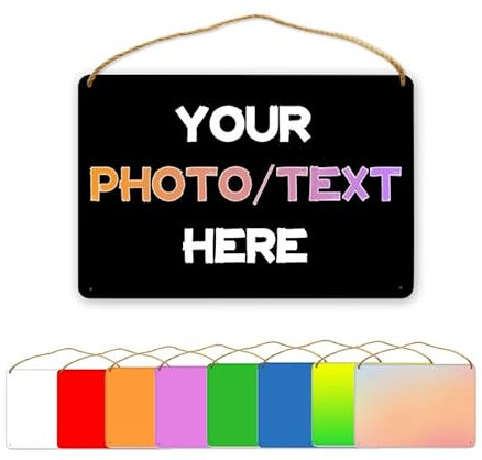 Cartelli personalizzati Cartello in legno personalizzato con foto/testo Decorazioni per la casa Regali Cartelli in legno personalizzati Consiglio di benvenuto per la famiglia per pareti rustiche