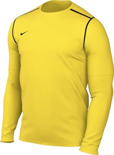 Nike FJ3004-719 M NK DF PARK20 Crew TOP R Sweatshirt Men's Tour Yellow/Black/Black Size 2XL