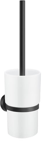 Smedbo Home WC-Bürste mit Behälter aus Porzellan schwarz HB333P