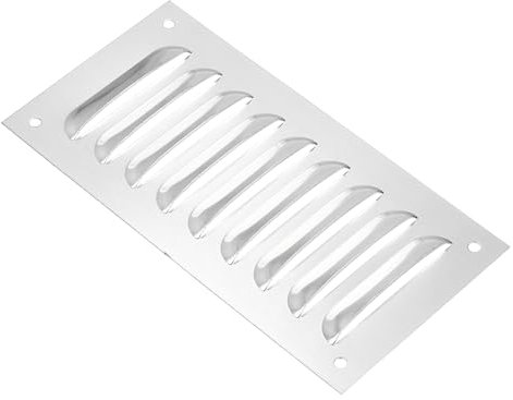 PATIKIL 8 x 4 Sfiato Cover Alluminio Lega Schermo Rete Aria Griglia Ventilazione Copertura HVAC Griglia Incasso per Casa Cucina Bagno Muro Soffitto
