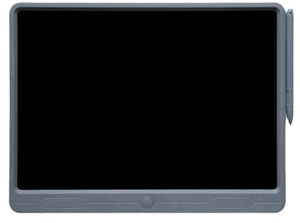 Desikixudy Mesa de escritura LCD de 21 pulgadas Mesa de dibujo para niños Pizarra de aprendizaje Pizarra de grafiti monocromática para escritura a mano