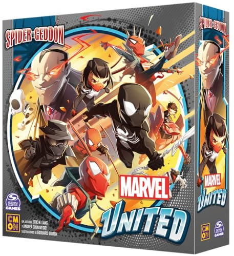 CMON | Marvel United: Spider-Geddon | Brettspiel | Ab 14 Jahren | 1 bis 5 Spieler | 40 Minuten pro Spiel | Spanisch
