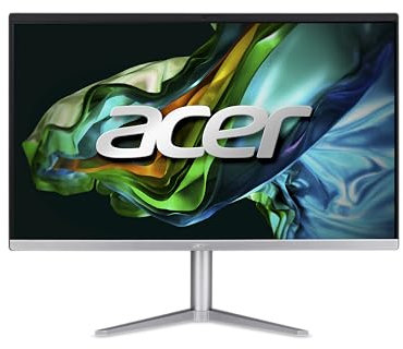 Acer Aspire C24-1300 All in One - Monitor 23.8 FullHD (AMD Ryzen 5 7520U, 16GB RAM, 512GB SSD, AMD Radeon Graphics, Windows 11 Home) Ordenador + Teclado y Ratón Inalámbrico