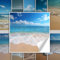 GRAZDesign Fliesenaufkleber Bad & Küche, maritim Strand Klebefliesen selbstklebend - 15x15cm / 10 Stück