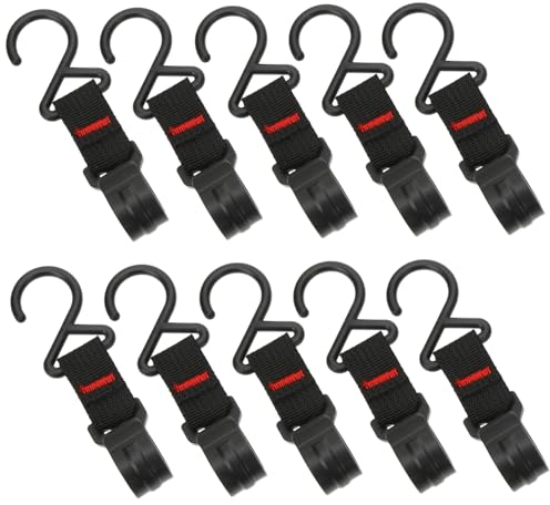 KOMBIUDA 10stücke Camping Haken Schwerlast Haken Für Outdoor Robuste Aufhänger Für Kochgeschirr Kleidung Und Campingzubehör Für Angeln Picknick Und Grillen