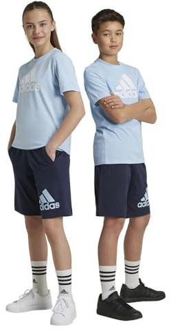 adidas Essentials Big Logo Cotton Junior Shorts 7-8 Years