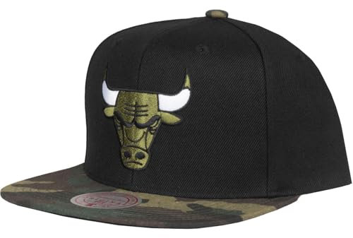 Mitchell & Ness Snapback Cap - CAMO Chicago Bulls schwarz